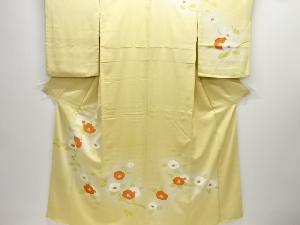 椿模様刺繍訪問着